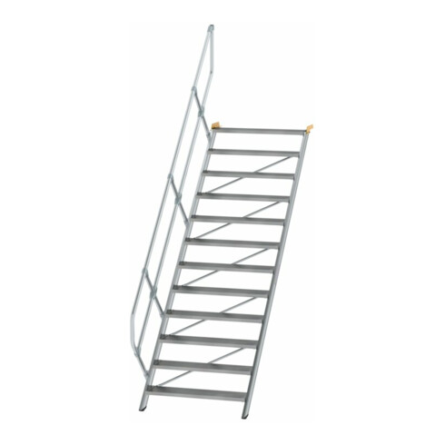 MUNK Aluminium-Treppe Stufen 45° 12 Stufen