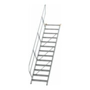 MUNK Günzburger Steigtechnik Aluminium-Treppe Stufen 45° 13 Stufen