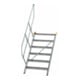 MUNK Günzburger Steigtechnik Aluminium-Treppe Stufen 45° 6 Stufen-1