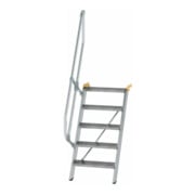 MUNK Günzburger Steigtechnik Aluminium-Treppe Stufen 60°, Stufenbreite 600 mm