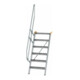 MUNK Günzburger Steigtechnik Aluminium-Treppe Stufen 60° 6 Stufen-1