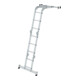 MUNK Günzburger Steigtechnik Aluminium-Vielzweckleiter 4-teilig nivello®-Traverse 2 x 2 + 2 x 3 Sprossen