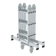 MUNK Aluminium-Vielzweckleiter vierteilig mit nivello ® -Traverse-2