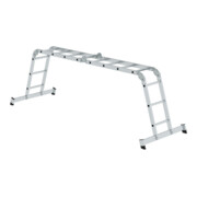 MUNK Aluminium-Vielzweckleiter vierteilig mit nivello ® -Traverse-4
