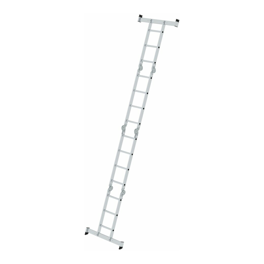 MUNK Aluminium-Vielzweckleiter vierteilig mit nivello ® -Traverse