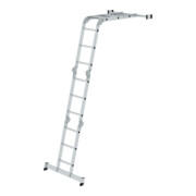 MUNK Aluminium-Vielzweckleiter vierteilig mit nivello ® -Traverse-5