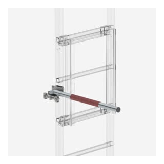 MUNK Günzburger Steigtechnik Auslösemechanismus über Sicherungsschranke rechts