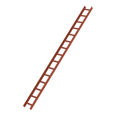 MUNK Dachleiter rot-braun 15 Sprossen