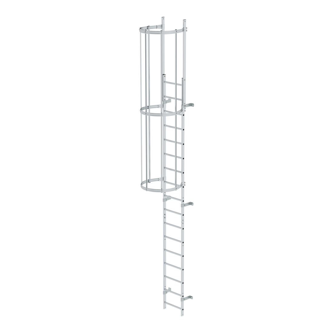 MUNK Einzügige Steigleitern Aluminium blank