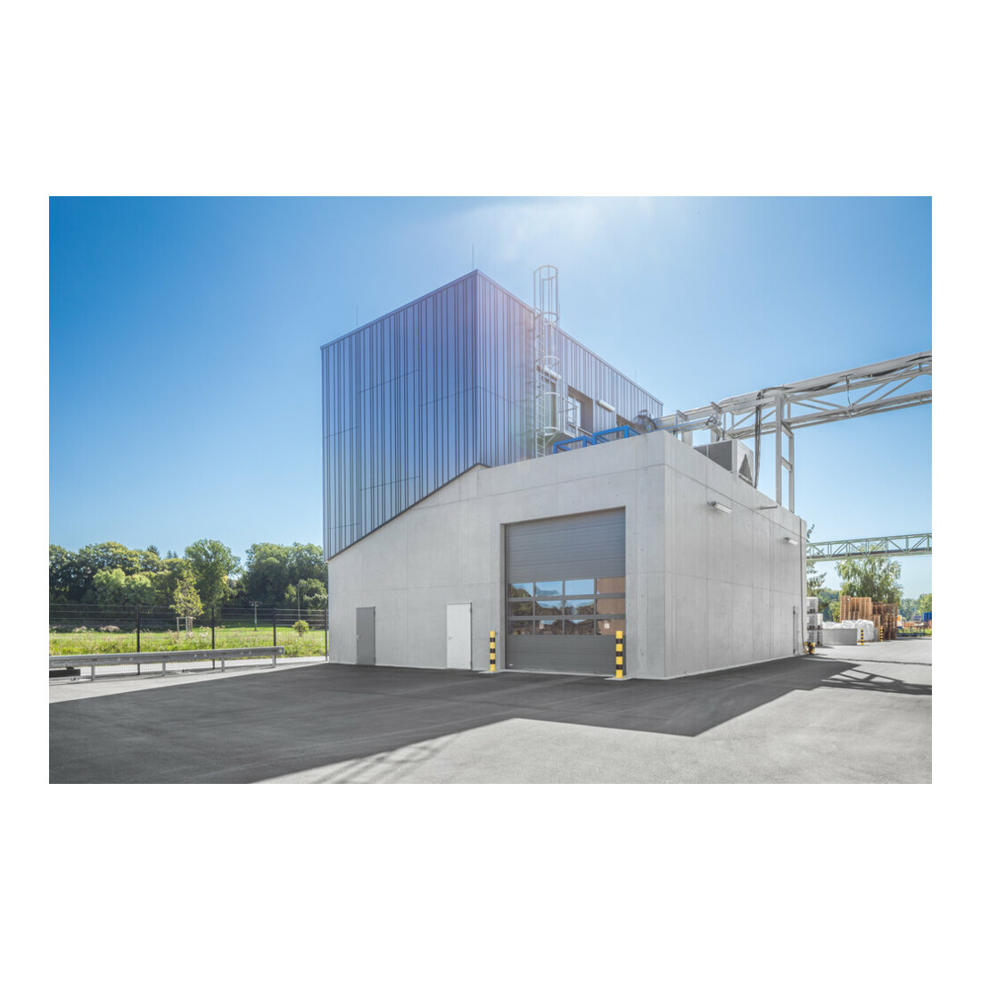 MUNK Günzburger Steigtechnik Einzügige Steigleitern Steighöhe 9,52 m Aluminium blank