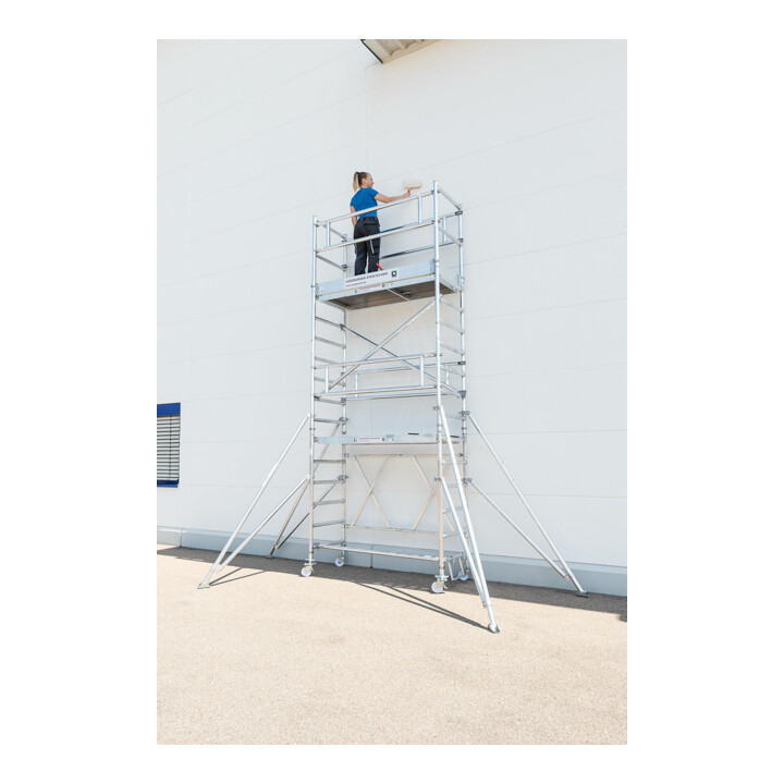 MUNK Günzburger Steigtechnik Klappgerüst Plattform-Höhe 1,80 m Größe 0,75 m x 1,80 m