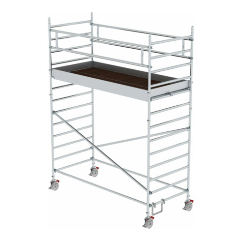 MUNK Rollgerüst 1,35 x 3,0 m mit Doppel-Plattform, Plattformhöhe 3 m