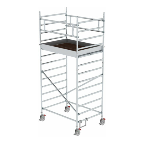 MUNK Rollgerüst 1,35 x 3,0 m mit Doppel-Plattform, Plattformhöhe 3 m