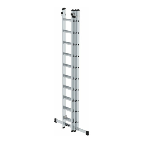 MUNK Schiebeleiter Standard Traverse 3x10 Sprossen