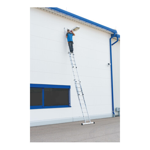 MUNK Schiebeleiter Standard Traverse 3x10 Sprossen