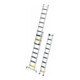MUNK Stufen-Mehrzweckleiter 3-teilig mit nivello®-Traverse und clip-step R13 3x8 Stufen-5