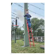 MUNK Günzburger Steigtechnik Vollkunststoff-Schiebe/Seilzugleiter 2-teilig 2 x 10 Sprossen-4
