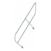 MUNK zweiter Handlauf Aluminium-Treppe mit Stufen 45°