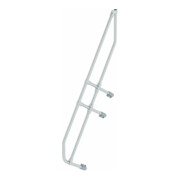 MUNK Günzburger Steigtechnik zweiter Handlauf Aluminium-Treppe 60° 6 Stufen-1