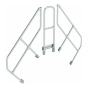 MUNK zweiter Handlauf Aluminium-Überstieg stationär/fahrbar 45°
