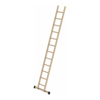 MUNK Holz-Anlegeleiter Traverse 12 Sprossen