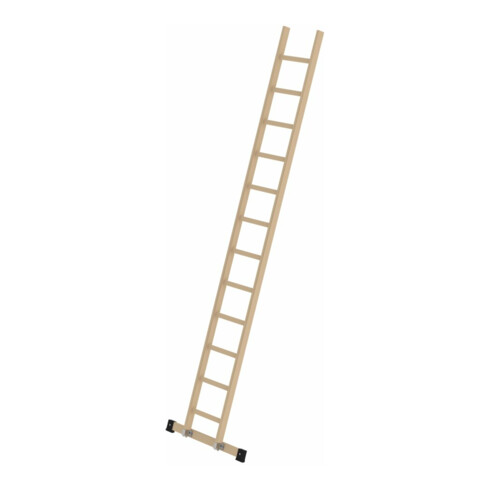 MUNK Holz-Anlegeleiter Traverse 12 Sprossen