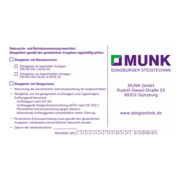 MUNK Kennzeichnungsschild