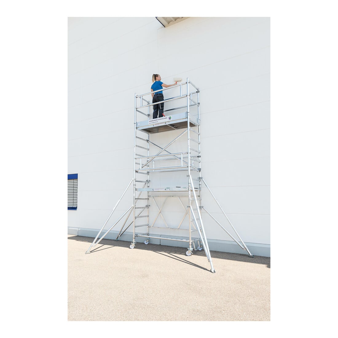MUNK Klappgerüst Plattform-Höhe 1,80 m Größe 0,75 m x 1,80 m