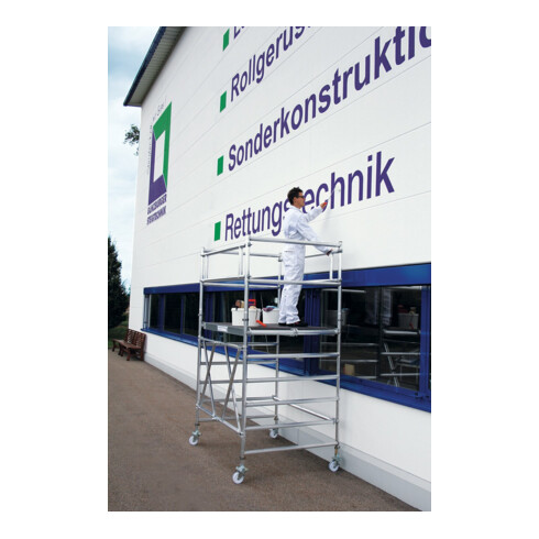 MUNK Klappgerüst Plattform-Höhe 2,80 m Größe 1,35 m x 1,80 m