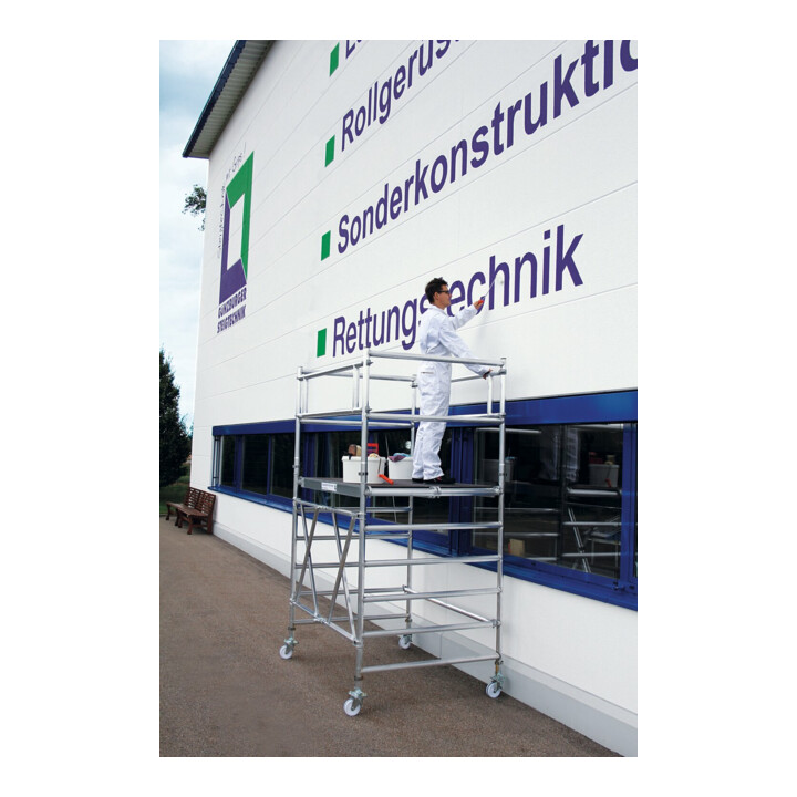 MUNK Klappgerüst Plattform-Höhe 2,80 m Größe 1,35 m x 1,80 m