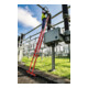 MUNK Kunststoff-Schiebe/Seilzugleiter 2-teilig Standtraverse 2 x 12 Sprossen