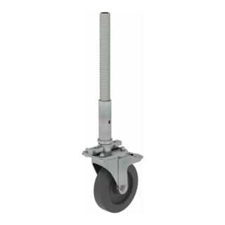 MUNK Lenkrolle Feststellbremse Spindel,200mm