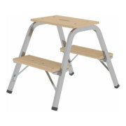 Marchepied MUNK Günzburger Steigtechnik en acier-bois-1
