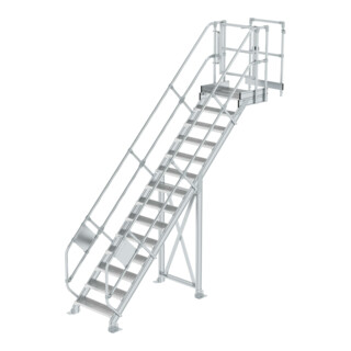 MUNK Modul 4, Treppe 45°, mit Plattform