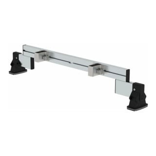Munk Nachrüst-Traverse mit nivello®-Leiterschuh Breite 0,93 m mit Holmhöhe 58 mm