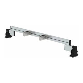 Munk Nachrüst-Traverse mit nivello®-Leiterschuh Breite 1,2 m mit Holmhöhe 98 mm
