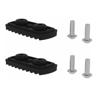 MUNK nivello-Fußplatte elektrisch ableitfähig für Holmhöhe 58/73 mm