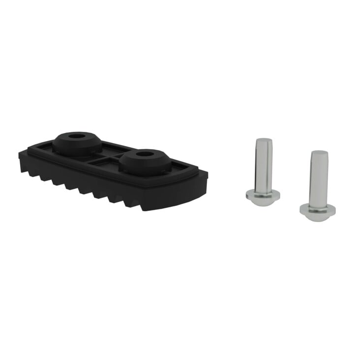 MUNK nivello-Fußplatte elektrisch ableitfähig für Holmhöhe 58/73 mm