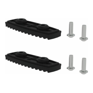 MUNK nivello-Fußplatte elektrisch ableitfähig für Holmhöhe 85/98 mm