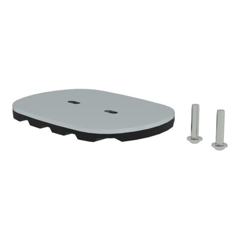 MUNK nivello-Fußplatte für Gitterroste 126x89 mm