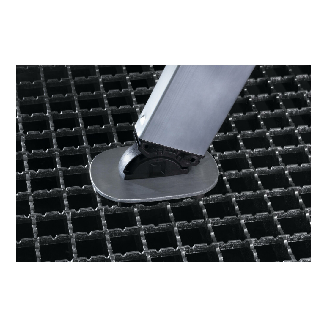 MUNK nivello-Fußplatte für Gitterroste 126x89 mm