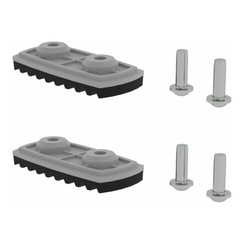 MUNK nivello-Fußplatte Standard für Holmhöhe 58/73 mm