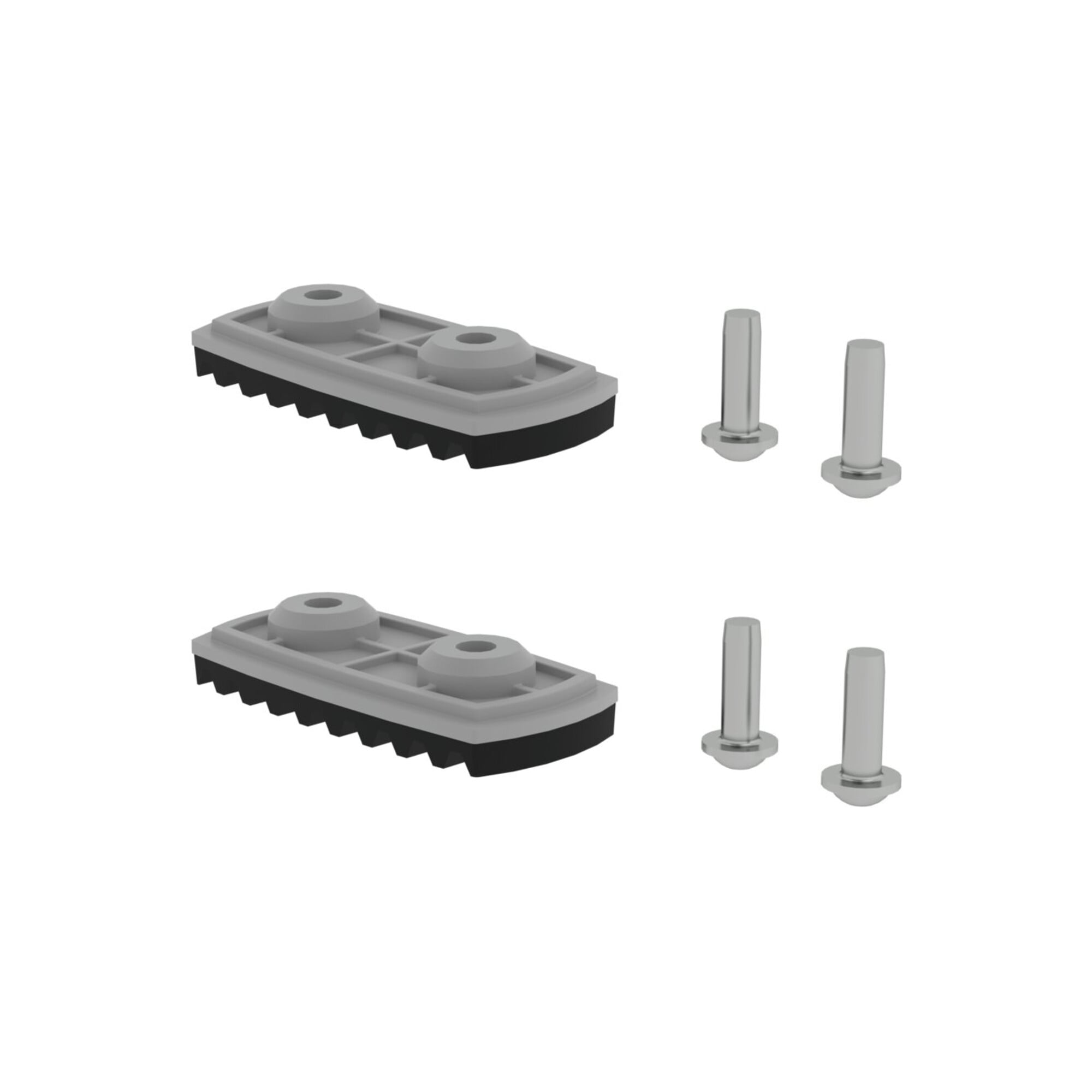 MUNK nivello-Fußplatte Standard für Holmhöhe 58/73 mm