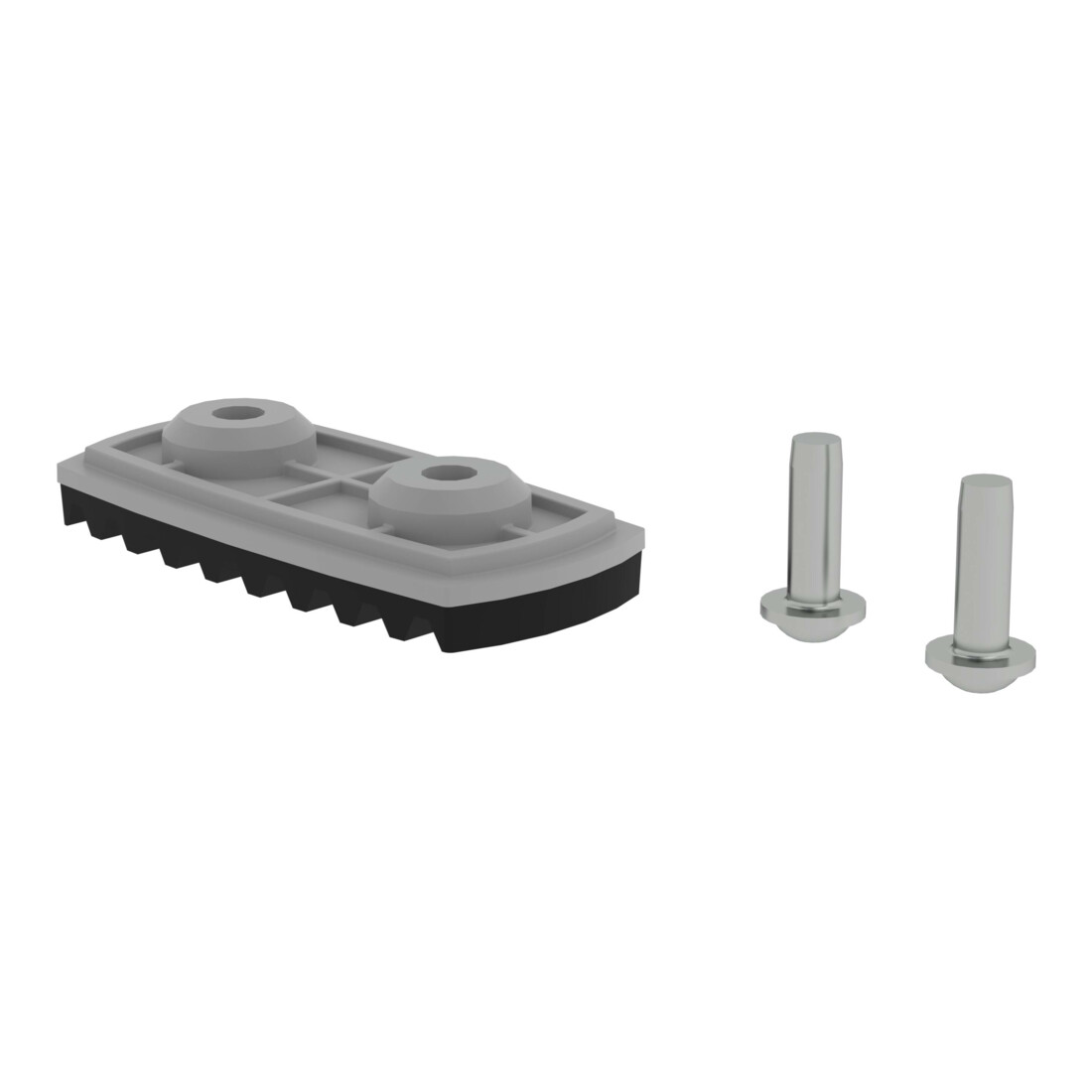 MUNK nivello-Fußplatte Standard für Holmhöhe 58/73 mm
