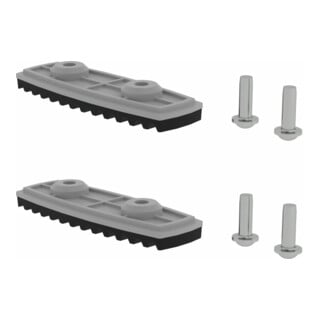 MUNK nivello-Fußplatte Standard für Holmhöhe 85/98 mm