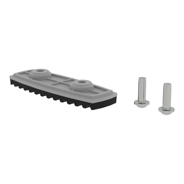 MUNK nivello-Fußplatte Standard für Holmhöhe 85/98 mm
