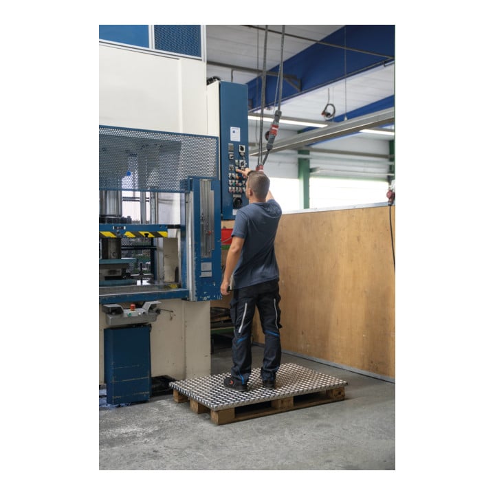 MUNK Palettenauflage für Euro-Paletten aus Aluminium Warzenblech