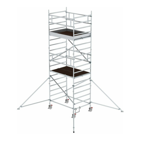 MUNK Rollgerüst mit Ausleger und Doppel-Plattform