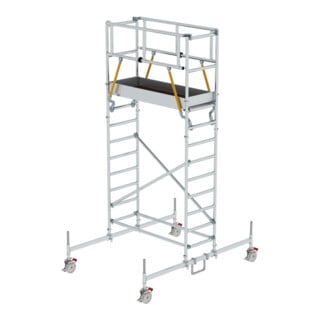 Munk Rollgerüst SG 0,75 x 1,80 m mit Fahrbalken Plattformhöhe 3,26 m