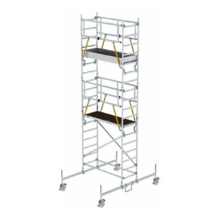 Munk Rollgerüst SG 0,75 x 1,80 m mit Fahrbalken Plattformhöhe 4,66 m